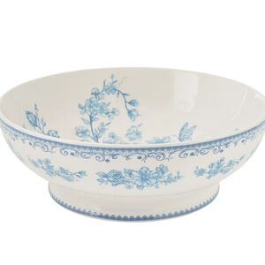 New The Pioneer Woman Agatha Blue Floral 11 Inch  Serveware Bowl